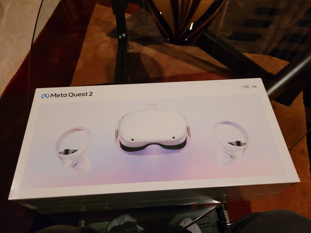 Brand New Oculus Quest 2 —128 GB Advanced All-In-One Virtual Reality Headset With Touch Controllers. Never Opened