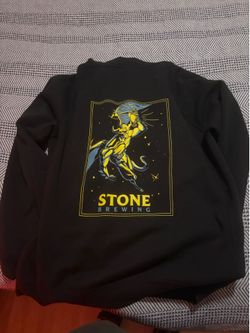 Stone Brewing Black Full Zip Hoodie XL. New