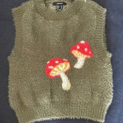 Forever 21 Mushroom Sweater vest 