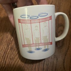 STAR TREK 1989 Transporter Coffee Mug Spock Kirk McCoy Kilncraft Heat Changing