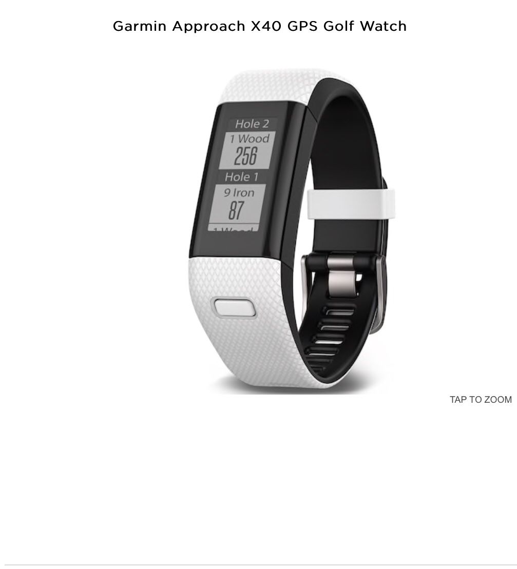 Garmin Approach 40 golf and fitness watch with pulse measurement 