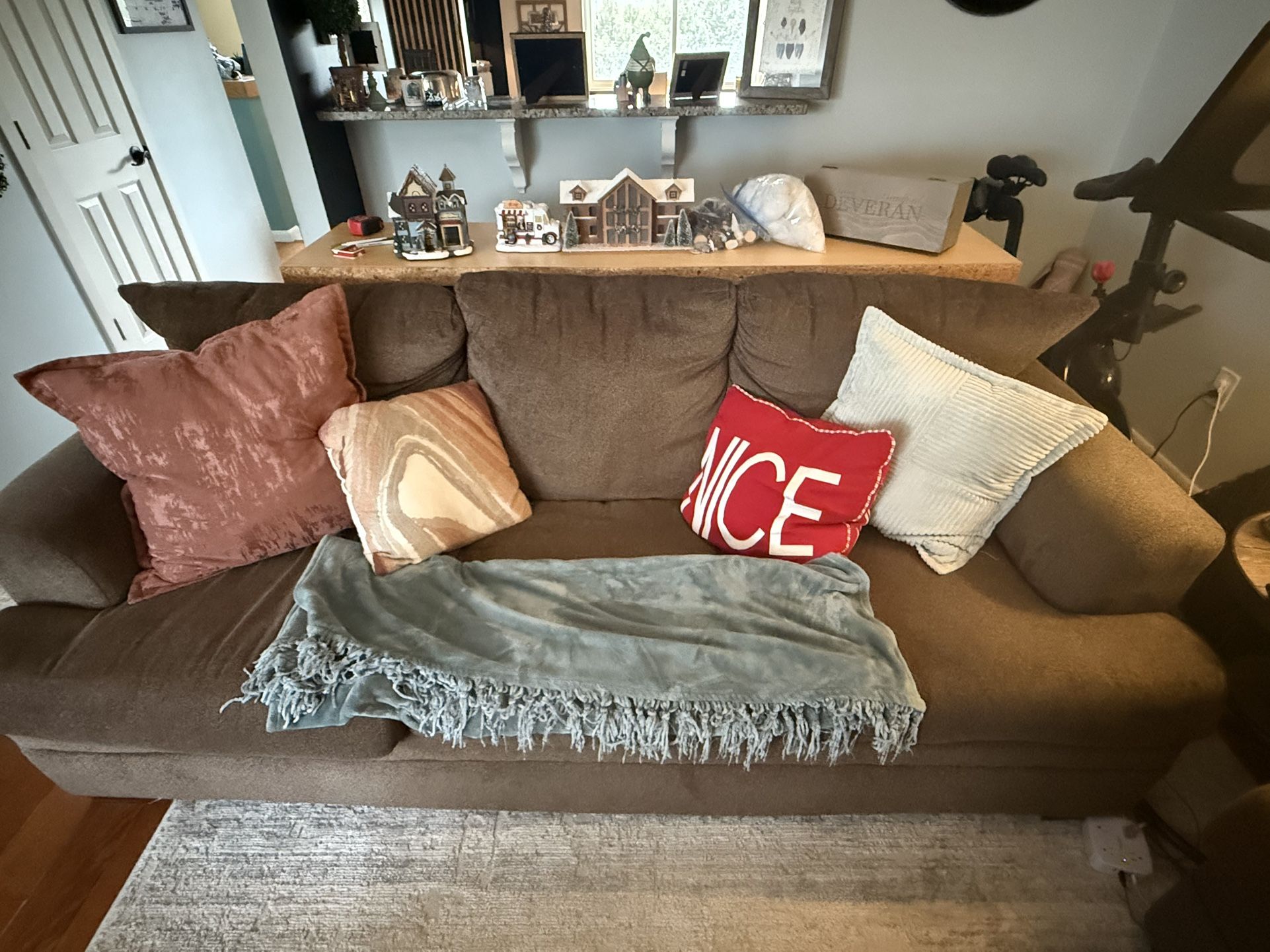 Couch, Love Seat And Ottoman