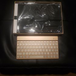 Bluetooth Keyboard and Leather Case Protector For iPad 