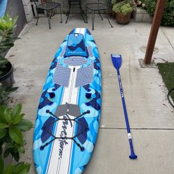 Stand Up Paddle That Turns Into Kayak 