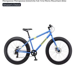 Mongoose Fat Tire Bike, With Accessories, Ready For Pick Up 