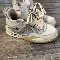 Off White /Apricot Jordan 4’s
