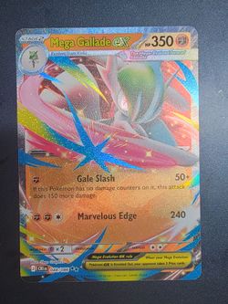 Pokemon Mega Gallade ex 048/086 Me04: Chaos Rising Holo Card