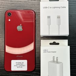 iPhone XR 64GB Red AT&T / CRICKET