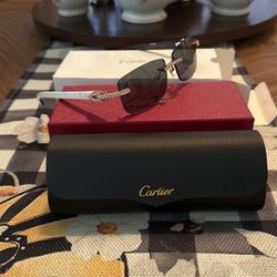 3c Diamond Buffalo Cartier Sunglasses 