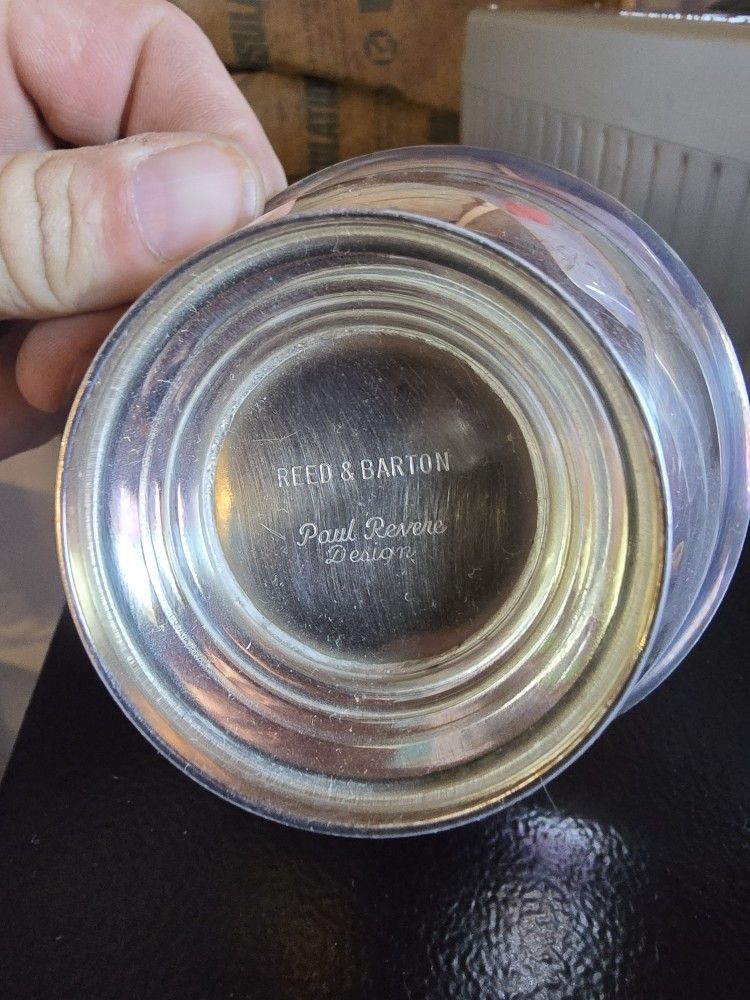 Reed & Barton Paul Revere Design Small Silver Plated Bowl