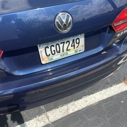 2013 VW Jetta Blue 4 Door