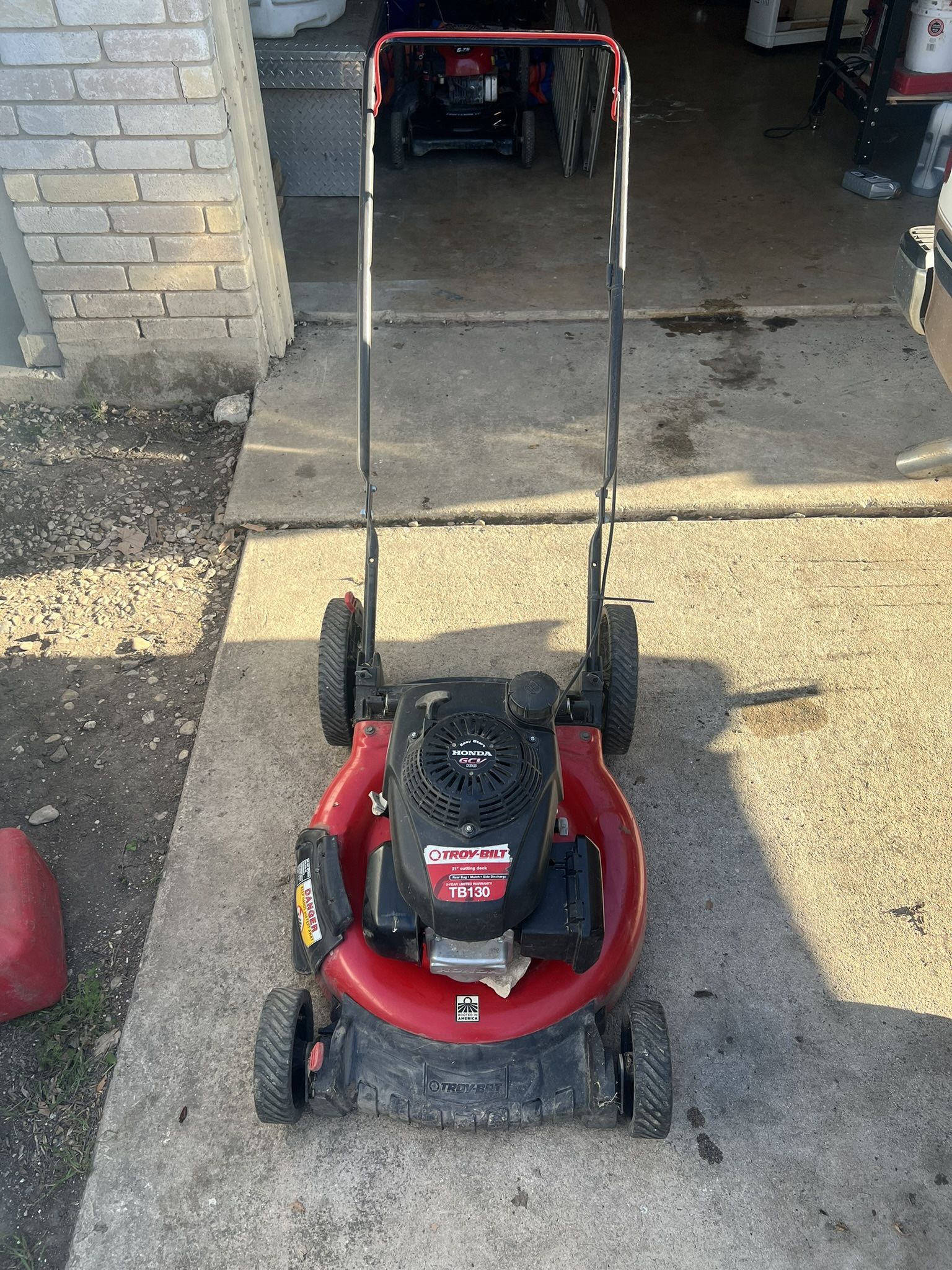 Honda GCV160 / Troy Built TB130 21” Push Lawn Mower