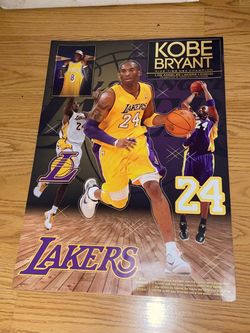 Kobe Bryant Lakers Vinyl Sticker Poster