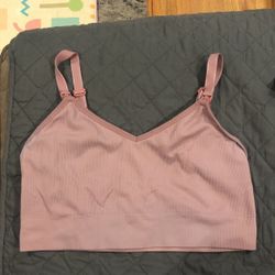 Pink Nursing Bra