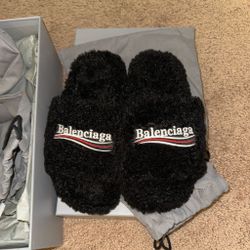 Balenciaga Furr Slippers