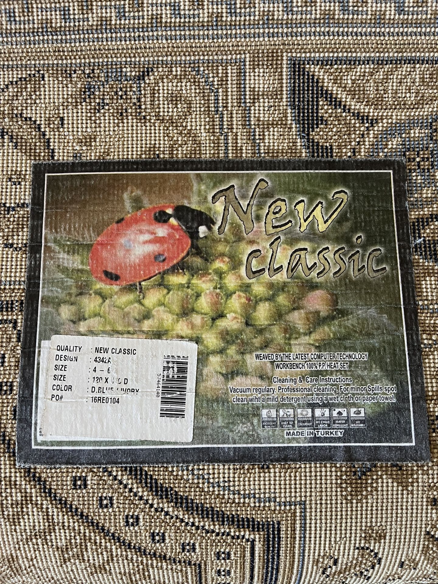 Blue Ivory New Classic Area Rug for Sale in Midland, TX OfferUp