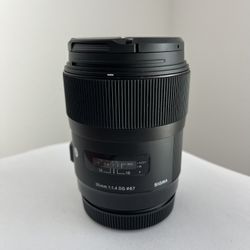 Sigma 35mm 1.4 Canon For Parts