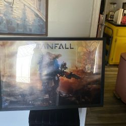 Titan Fall Poster With Frame 