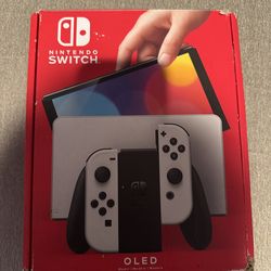 Brand new white OLED Nintendo Switch