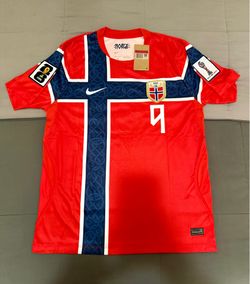Erling Haaland Jersey #9 WIT PATCHES SIZE LARGE❗️