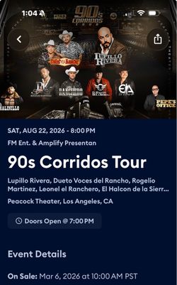 90s corrido tour