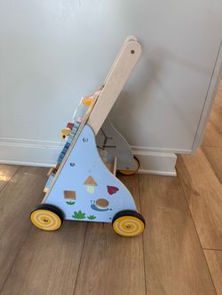 Wooden Baby Activity Push Walker