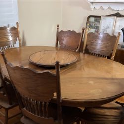 Solid Wood Dining Table 