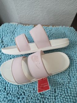 NEW Women's Nike Offcourt Duo Slide Barely Rose Pink Oxford Size 11