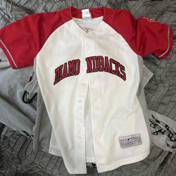 Diamond Back White and Red Jersey