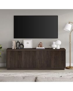 Meyer Hanson 70 in. Alder Brown TV Stand, Fits up to 75 in. TV | SaleSumo INSANE DEAL (FIRM)