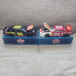 2 1:24 Scale NASCAR Diecast Race Cars