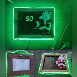 Digital, Electric Christmas Countdown clock no longer sold in stores for several years 21"x16"x4" read description! 