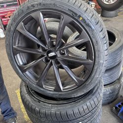 18s Staggered Wheels Tires New 5x120 