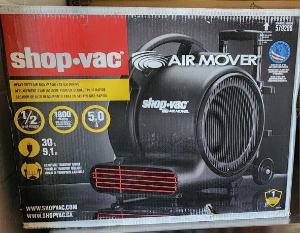 New Shop-Vac 1/2-HP 1800-CFM Low Profile Indoor Blower Fan