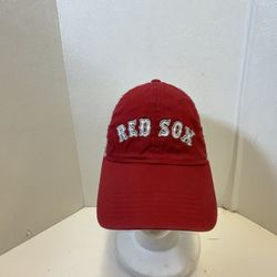 BOSTON RED SOX SNAPBACK TRUCKER Hat Cap WOMENS MLB Baseball NIKE MESH BACK - RED