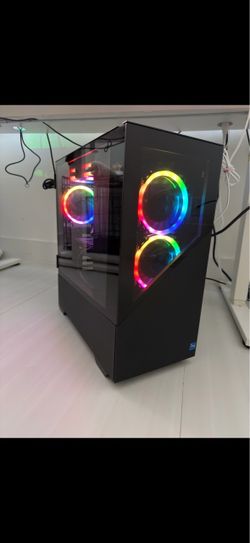 Black Gaming PC Desktop INTEL i7 MSI GEFORCE GPU 3080