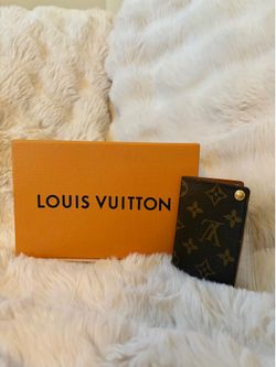 Louis Vuitton Monogram Porte-Cartes Credit Pression card holder AUNTHENTIC