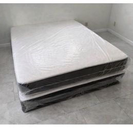 Queen Mattress Set – Medium – Brand New – Delivery Available 🚚