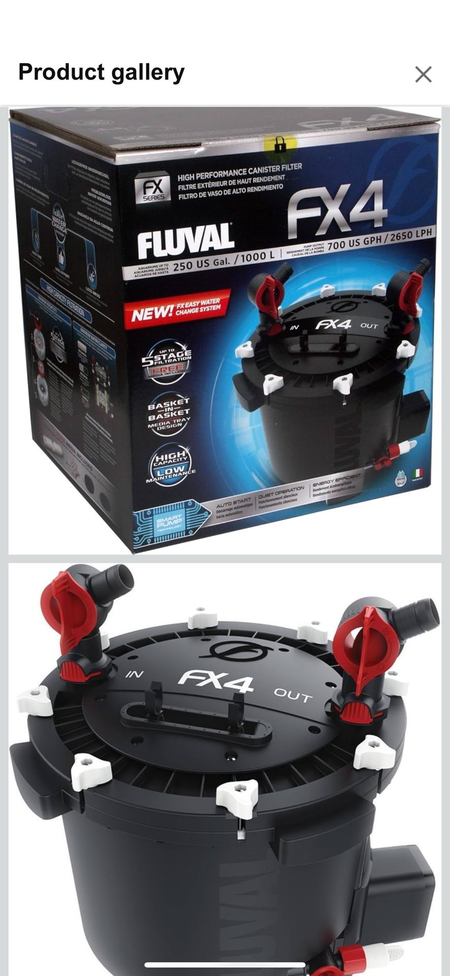 Saltwater Aquarium, Fish Tank Fluval FX4