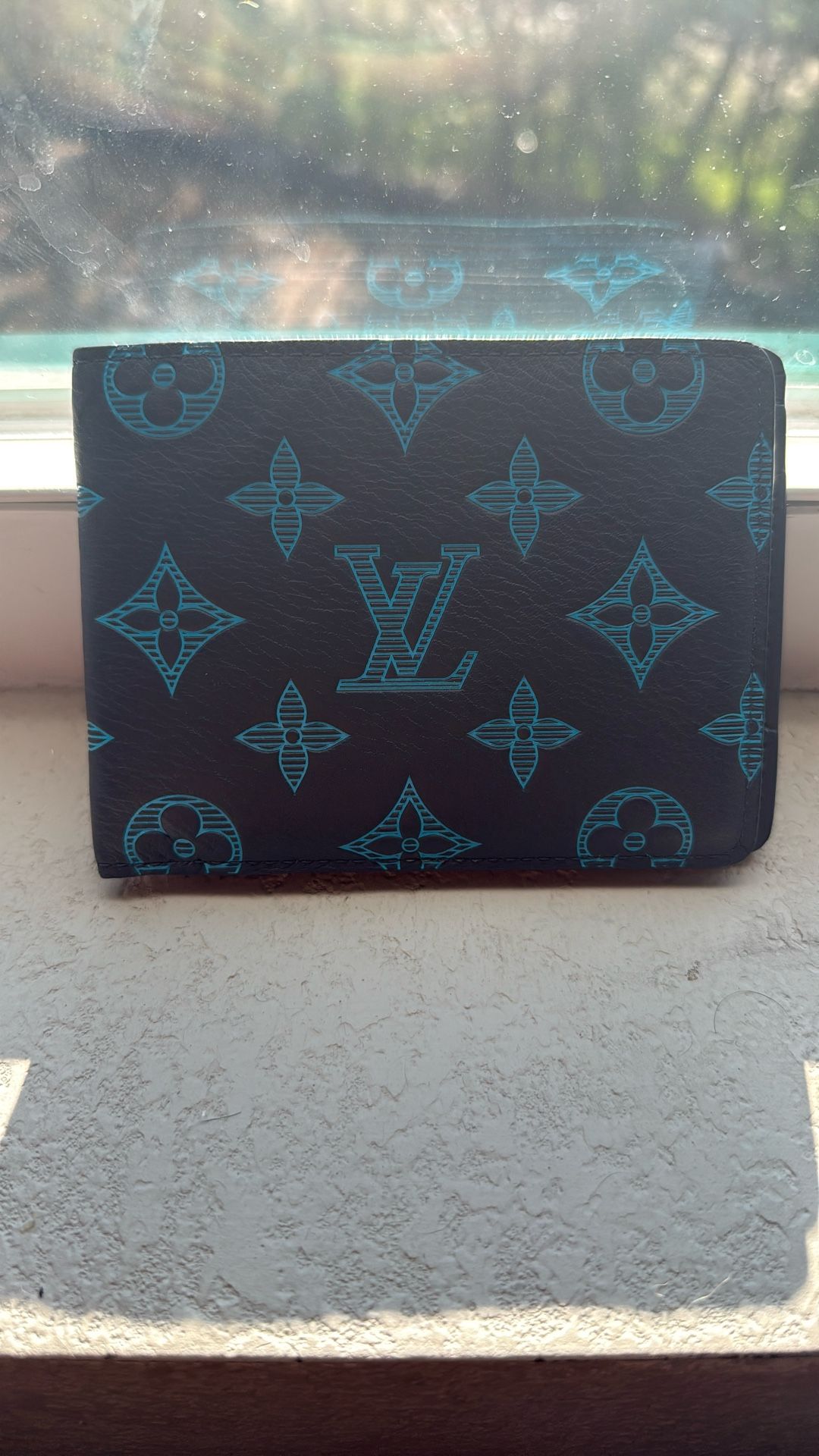 Louis Vuitton Navy & Blue Monogram Multiple Wallet