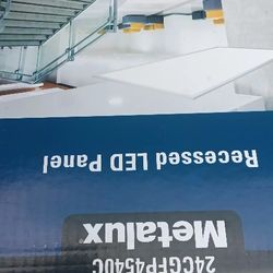 10  2x4 Led Light Panel Recessed Brand New Metalux 