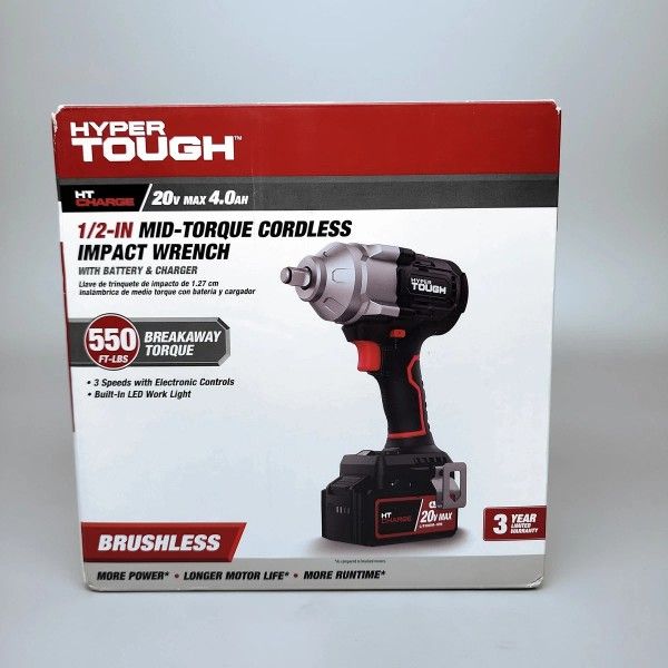 BRAND NEW 20v ½" 550lb cordless impact wrench