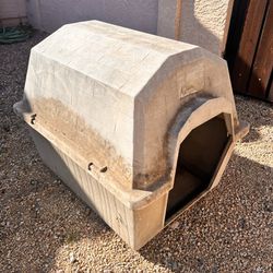 Outdoor Plastic Dog House - 36” x 27” x 30”