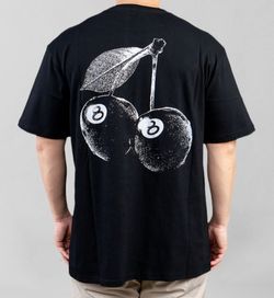 Stussy Authentic Black Cherries Tshirt Sizes Small & Medium