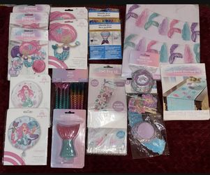 Mermaid Theme Party Decor & Misc. Items – $60 OBO