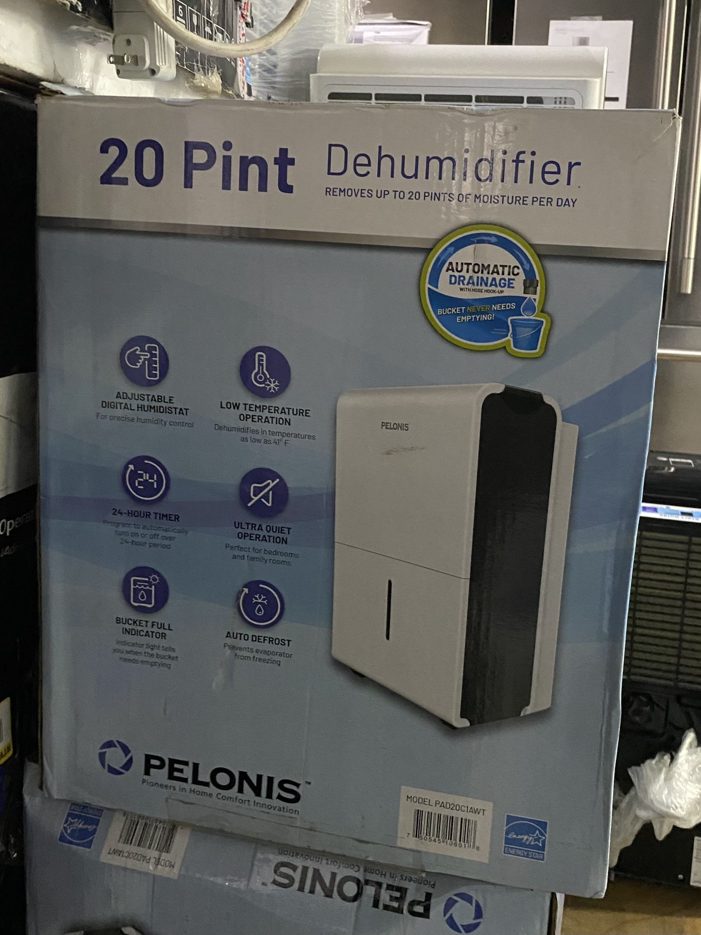 Pelonis 20 Pints Dehumidifier