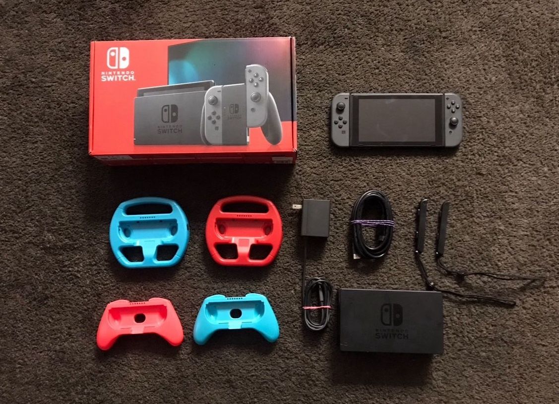 Nintendo Switch With Extras