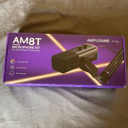Fifine AM8T Gaming Microphone Black  USB / XLR Connector With Boom Arm