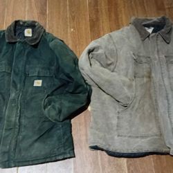 2 Vintage CARHARTT Winter Work Jackets 