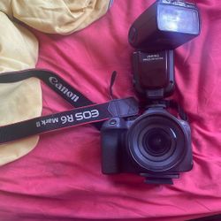  New Canon R6 Mark ii With Flash & Tripod
